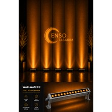 Enso Tasarım 12W 35 cm Amber LED Wallwasher Dış Cephe Duvar Cami Bahçe Aydınlatma