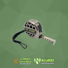 Noromax 5m x 25MM Paslanmaz Çelik Şerit Metre - Ultra Dayanıklı Tasarım