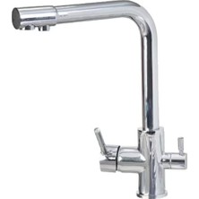 Hilal Gms Mozaik Arıtmalı Eviye Bataryası Krom BK233