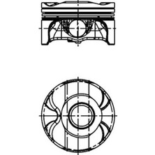 Kolben Almparca Piston Segman 84.00MM Std Bmw N43 B20 E60 E87 E90 E92 E93