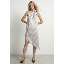 Hype Drop Hypedrop Elbise Asimetrik Kesim 32000906 Hdnaoko Halterneck Dress