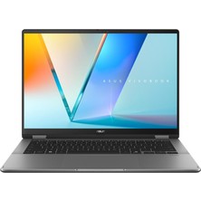 Asus Vivobook 14 Flip OLED 2.nesil Core Ultra 5 226V-16GB-512GB SSD-14INC-W11