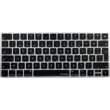McStorey Apple Magic Keyboard 2 A1644 Türkçe F Klavye Koruyucu – Iso Ters L Enter Silikon