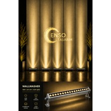 Enso Tasarım 18W 50 cm Gün Işığı LED Wallwasher Dış Cephe Duvar Cami Bahçe Aydınlatma