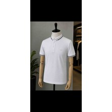 Damber Giyim Beyaz Yakalı T-Shirt
