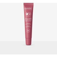 Babe Laboratorios Lip&cheek Balm Velvet SPF50 20ML - Dudak ve Yanak Balmı