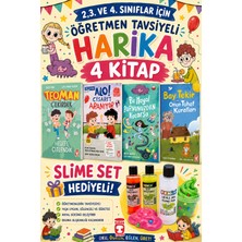 Timaş Çocuk Timaş 2,3. ve 4.sınıflar Için Öğretmen Tavsiyeli Harika 4 Kitap -7 (Slime Set Hediyeli)
