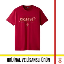 Galatasaray Lisanslı 26 Şampiyonluk Dejavu Kırmızı Tshirt