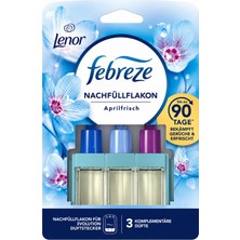 Febreze 3VOLUTION Bahar Çiçekleri Kokulu Fiş Dolum Şişesi 20 Ml, 90 Gün Kokularla Mücadele Için 3 Değişken K