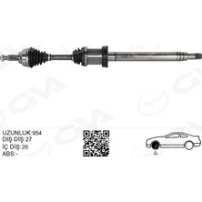 GVA Almparca Komple Aks Ön Sağ Jaguar X-Type I X400 2.2 D 954MM