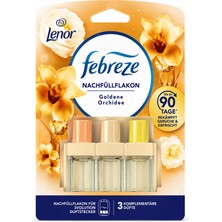 Febreze 3VOLUTION Goldene Orchidee (Altın Orkide) Kokulu Fiş Dolum Şişesi 20 Ml, 90 Gün Kokularla Mücadele I