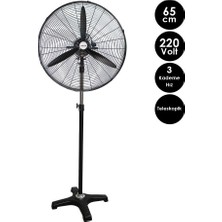Hegi 818100518 Sanayi Tipi Ayaklı Vantilatör 65 cm