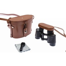 Eco Port Baigish 6X24 Orjinal Deri Çantalı Subay Dürbünü - Su Geçirmez - Artıkıl Özellikli Rus Malı - 1000M/86M
