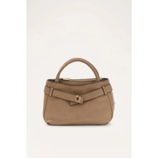 Guess Ella Logolu Küçük Kadın Bej El Çantası HWPD9746760-BIO
