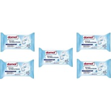 Domol Islak Temizlik Bezi Çok Amaçlı Ferahlık 50\'li 5\'li