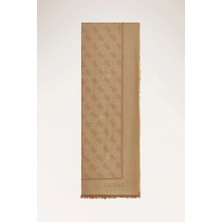 Guess Jakarlı 70X180 Kadın Bej Şal AW5529VIS03-BEI