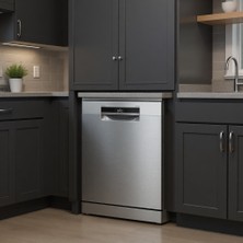Bosch SMS6EMI63T Bulaşık Makinesi 6 Programlı 13 Kişilik D Enerji Sınıfı Paslanmaz Çelik