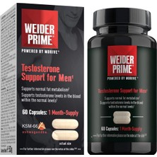 Weider Prime Testosterone Testo Booster For Men Dım KSM66  60 Caps