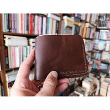 Mahfuz Gerçek Deri Tamamen El Emeği Cüzdan 22CM*8CM * 1 Kağıt Para Alanı 4 Kart Bölmesi DAK230