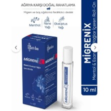 NutriBio Migrenix Rahatlatıcı Masaj ve Baş Ağrısı Yağı Nane,okaliptus ve Mentol Içeren ROLL-ON10ML