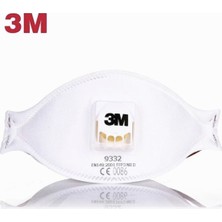 3M 9332 Aura Ffp3 Ventilli Solunum Koruyucu Maske 10 Adet Yüksek Koruma ve Rahat Kullanım