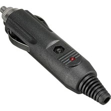 Universal 12 V Erkek Sigortalı Ledli Oto Araç Çakmak Fişi Seyyar Kablo Tip Yüksek Sıcaklık Dayanıklı