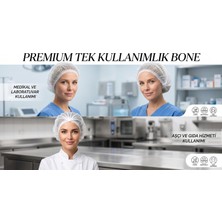 Luni Home Lunihome Premium Tek Kullanımlık Bone (100'LÜ Paket)