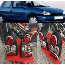 Opel Corsa B 1994-2001 2.kapı H.b Siyah Arka Stop Lambası