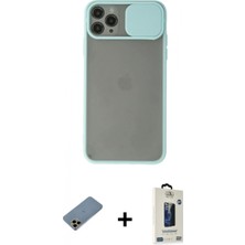 Pileli Store Pilelistore™ iPhone 11 Pro Max Kılıf Vadi Çizgi - Siyah Bilvis Hayalet Cam Ekran Koruyucu + Shine Kamera Lens Koruma Cam - Gd