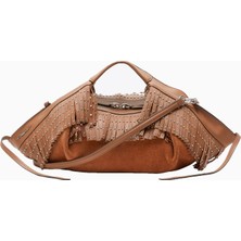 3.1 Phillip Lim Suede Fringe Mini Luna Süet Kadın Çapraz ve El Çantası