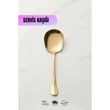 Van Vleck Servis Kaşığı – Çok Amaçlı Yemek Servis ve Sunum Kaşığı, Pilav Kaşığı, Dayanıklı Mutfak Gereci