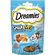 Dreamies Shake Ups Seafood Kedi Ödülü 55 gr