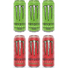 Monster Energy Enerji Içeceği 500 ml Tropical ve Watermelon 6 Lı Karma Set