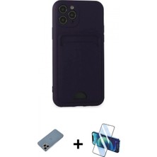 Pileli Store Pilelistore™ iPhone 11 Pro Kılıf Vadi Çizgi Prime - Siyah 3D Antistatik Seramik Nano Ekran Koruyucu + Shine Kamera Lens Koruma Cam - Gı