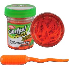 Berkley Gulp Alive Fish Fry Fluorescent Orange 2 cm Sıvılı Silikon Yem