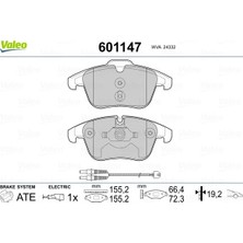 Valeo Almparca Ön Fren Balatasi Fişli P407 04 10 2.0 Hdi P508 10 18 C5 1.6 1.8 2.0 1.6 Hdi-2.0 Hdi 08 16