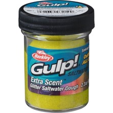 Berkley Powerbait Extra Scent Saltwater Balık Yağı Aromalı Yellow Silver 50GR Suni Yem