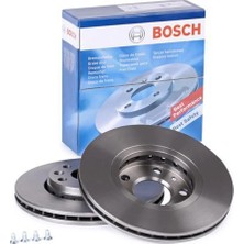 Bosch Fren Diski; Ön Takım ( 2 Adet ) Dacia Duster  1.6 16V  06/2011-05/2015 75 Kw