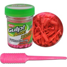 Berkley Gulp Alive Fish Fry Pink 2 cm Sıvılı Silikon Yem
