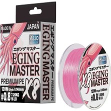 Asso 8x Eging Master 0.6 Pe 120MT Pink 8 Örgü Ip Misina 0.128MM 5kg Çeker