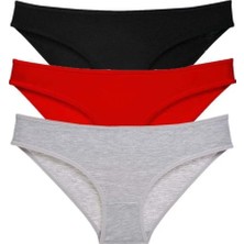 3 Adet Süper Eko Set Likralı Kadın Slip Külot 540