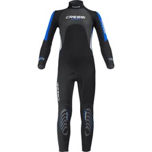Cressi Morea Junior Siyah-Mavi 3 mm Çocuk Dalış Elbisesi 13/14 Yaş