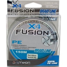 Remixon Fusion 0.10MM 150M 4 Kat Ip Olta Misinası 3.6kg Çeker