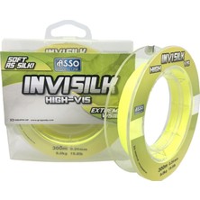 Asso Invisilk Surf Casting 0.35 mm 300M Sarı Monofilament Misina 13.9kg Çeker