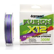 Remixon Fusion 0.18MM 300M Multicolor 12 Kat Ip Olta Misinası 10.5kg Çeker
