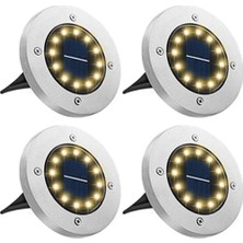 TeknoClass Rgb 4'lü Paket Bahçe Aydınlatması Yol Işığı