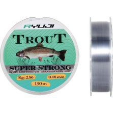 Ryuji Trout 0.35MM 150M Light Grey Monofilament Misina 10.65KG Çeker