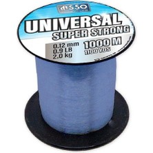 Asso Universal 0.60 mm 1000M Mavi Bobin Misina 18.6kg Çeker