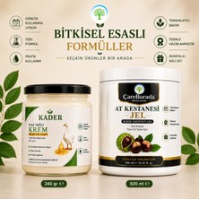 Çare Burada Kader Kaz Yağlı Krem 240 gr & Çareburada At Kestanesi Jel 500 ml |ikili Bakım Seti