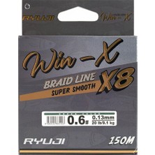 Ryuji Winx Green 0.13 mm 150MT 8 Kat Ip Misina 9.1kg Çeker